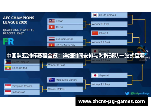 中国队亚洲杯赛程全览:详细时间安排与对阵球队一站式查看 中国队亚洲杯赛程全览:详细时间安排与对阵球队一站式查看